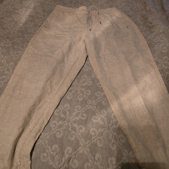 Athleta Womens's Light Beige Joggers - Picture 5 of 6